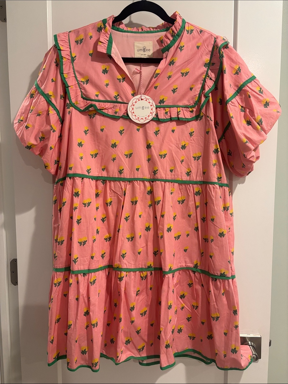Umgee Women’s Short Sleeve Dress Large